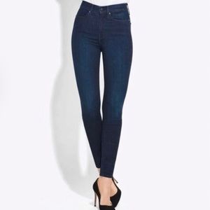 AYR The High-Rise Jaguar Dark Wash Skinny Jeans